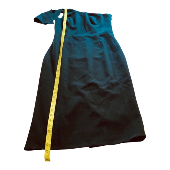 Dress the Population Tiffany Pine One-Shoulder Evening Midi Dress Size L - Picture 5 of 16